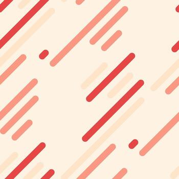 Abstract diagonal lines pattern in red and peach on a cream background. Modern, minimalist design ideal for website backgrounds, branding, and social media. vector