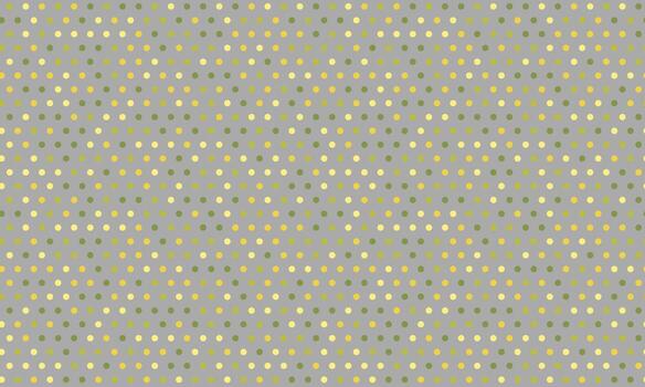 Elegant muted grey background with tiny yellow and green polka dots. Perfect for website banners, presentations, or textile design. vector