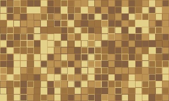 Abstract mosaic background. Earthy tones create a calming, textured pattern perfect for websites, presentations, or design projects. Subtle variations in shade add depth and visual interest. vector