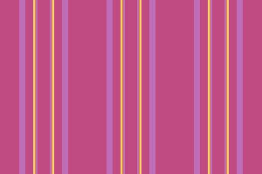 Rissue fabric vertical stripe, curve seamless lines texture. Tanukkah textile background pattern in pink and magenta colors. vector