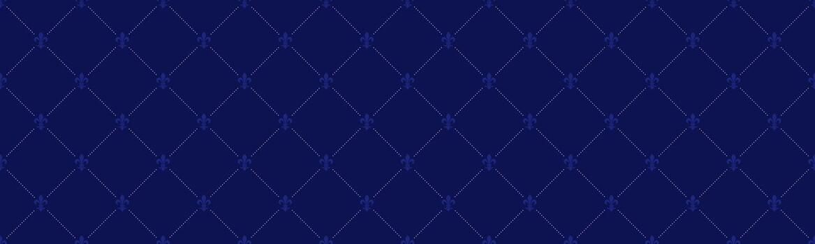 Elegant navy blue diamond pattern background. Subtle texture creates sophisticated, luxurious feel. Ideal for websites, presentations, or branding. Evokes feelings of prestige and refinement. vector