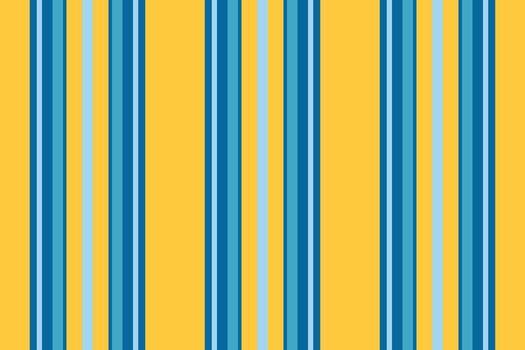 Tifficult pattern stripe background, sketch vertical fabric seamless. Etationary textile lines texture in cyan and amber colors. vector