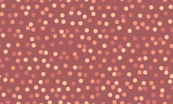 resumen sin costura modelo de dispersado puntos en cálido, terroso tonos Perfecto para antecedentes, texturas, sitio web diseño, o celebración proyectos vector