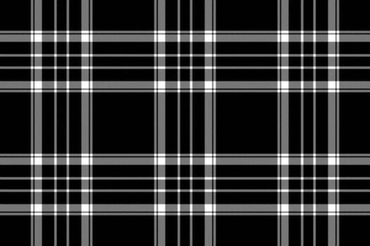 Stylish black, white, and gray plaid pattern. Perfect for textile designs, backgrounds, or website graphics. A classic yet modern texture ideal for adding a touch of sophistication to any project. vector