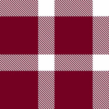 Elegant maroon and white buffalo plaid pattern. Perfect for textile design, apparel, seasonal projects, or website backgrounds. Classic, versatile, and visually appealing. vector
