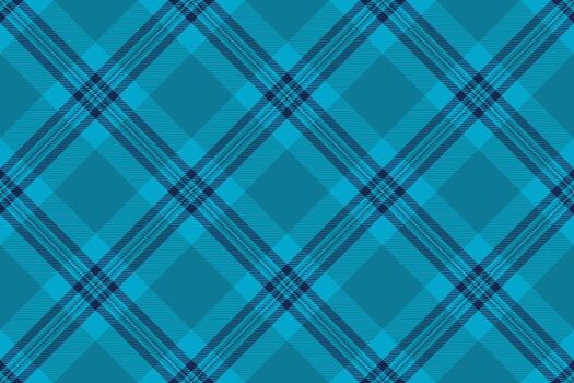 Serene teal and blue diagonal plaid pattern. Perfect for textile design, website backgrounds, or creating stylish branding. This elegant, geometric texture evokes feelings of calm and sophistication. vector