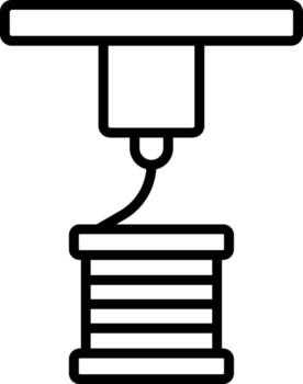 Modeling Outline Line Icon Design vector