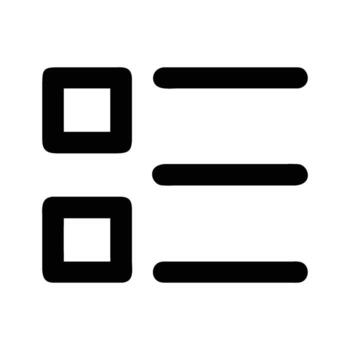 Task List Black Icon for App Development and Design Projects vector