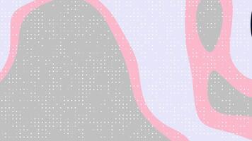 kosmisk damm abstrakt animering av strömmande former med halvton prickar, skapande en dynamisk och modern bakgrund element video