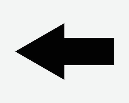 flecha punto izquierda señalando lado siguiente punta de flecha puntero dirección camino ruta guía Oeste oblicuo negro blanco icono firmar símbolo gráfico obra de arte vector