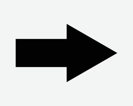 flecha punto Derecha señalando lado siguiente punta de flecha puntero dirección camino ruta guía este oblicuo negro blanco icono firmar símbolo gráfico obra de arte vector