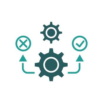 pruebas icono editable carrera lineal estilo vector