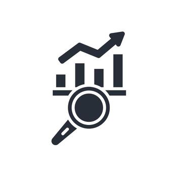 objectives Solid icons vector