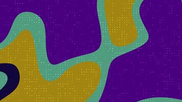Abstracts Liquid Blink Dot Dynamic abstract background animation with colorful shapes and halftone patterns moving slowly video