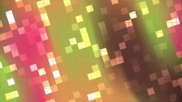 Abstracts Blink Square Dynamic pixelated background animation with colorful diagonal patterns and smooth transitions video