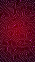 vermelho gradiente abstrato ondulado linhas fundo video