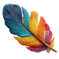 vibrante arco iris pluma vistoso Brillantina textura png