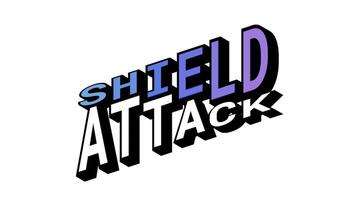 skydda mot ge sig på, 3d text animering i isometrisk se med motsatt ord rörelse slinga med djärv typografi effekter video