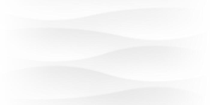 White abstract background, wave pattern gray line . Light grey geometric curved design, modern gradient graphic. Elegant clean paper soft wavy shape, 3d smooth silver shadow wallpaper texture bg vector