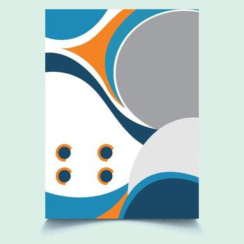 abstract Modern Dynamic Flyer Brochure leaflet layout template Design . vector