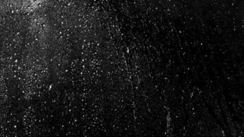 azul partículas comovente horizontalmente, clima efeito ciclo video