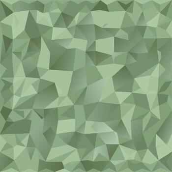 Green low poly geometric abstract background texture vector