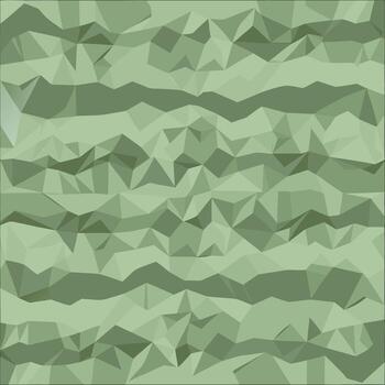 Green abstract geometric pattern with horizontal lines vector