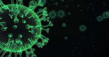 coronavirus covid-19 molécula torneado video