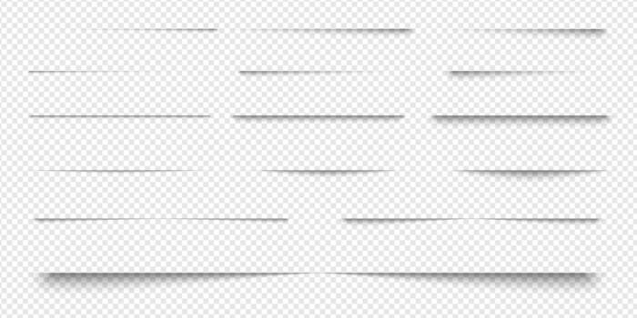 Paper box mockup casting realistic shadow. Drop gradient and edge detail on background. Great for poster layout, packaging design or tabbed frames. vector