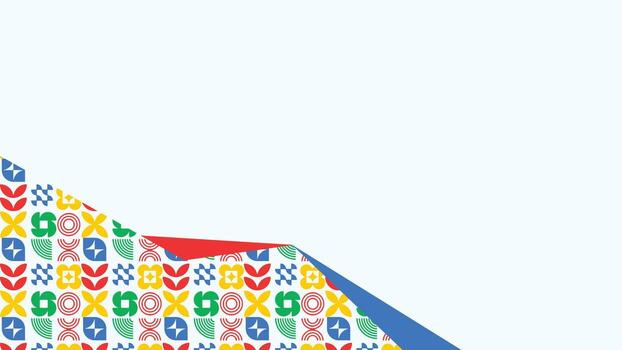 a colorful paper with a pattern of letters vector