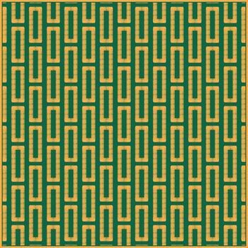 Abstract Geometric Background with unique Gold Rectangular Chain Pattern vector