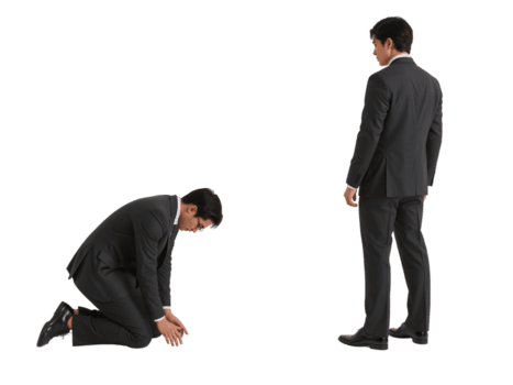 subordinazione dinamica vetrina un' disparità di energia entro aziendale gerarchia raffigurato con png