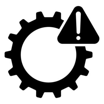 Troubleshoot filled and line icons set. Troubleshoot icons illustration vector