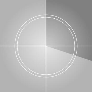 Grunge background for clip intro, retro design or countdown animation. Square 1x1 movie countdown set with vintage filmstrip numbers vector