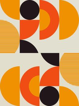 Bold Abstract Composition vector