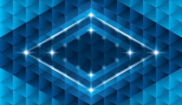 Abstract Geometric Blue triangle Background. Modern triangles Pattern background, Luxury Triangle shapes design. Creative ideas for business presentations, template, banner vector