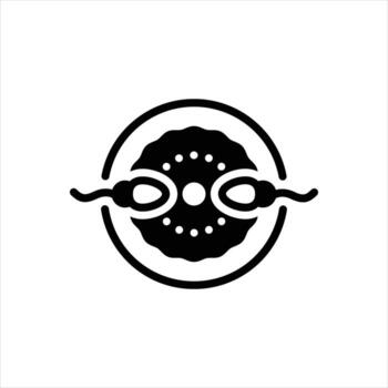 Solid icon fertilization vector