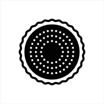 Solid icon nursing-pads vector
