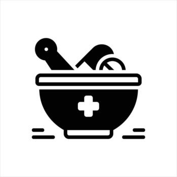 sólido icono farmacéutico vector