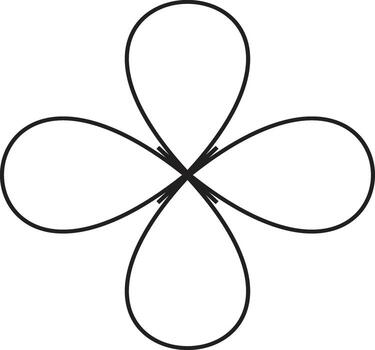 Abstract geometric shapes and lines in a vibrant color palette with silhouette effect vector