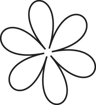 Abstract geometric shapes and lines with a distinctive silhouette element vector