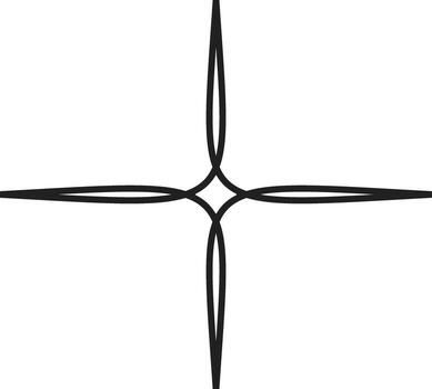 Abstract geometric shapes and lines in a dynamic composition with silhouette elements vector