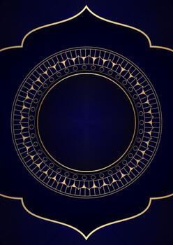 Elegant background with decorative circular frame vector