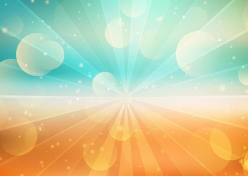 Colorful abstract background with rays vector