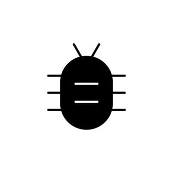 error notificación sólido icono para inteligente dispositivo vector