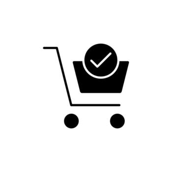 Fast Checkout Solid Icon for Web Dashboard vector