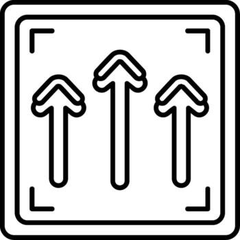 Multiple Up Arrows vector