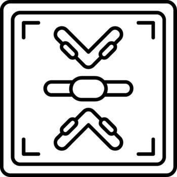 colapso panel ver vector