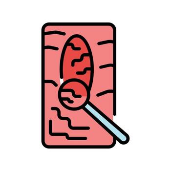 scoop ice cream color line icon for digital and print projects. vector