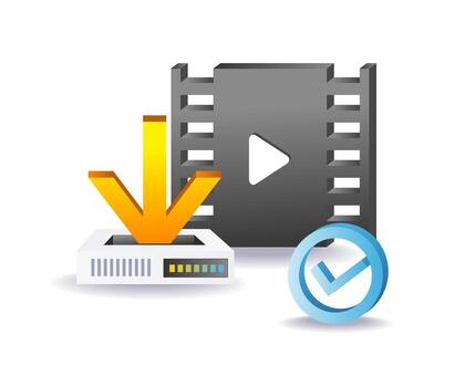 multi medios de comunicación información datos servidor vector